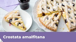 CROSTATA AMALFITANA CON CREMA E AMARENE  Ricetta Originale [upl. by Aikyn]