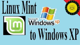 How to Customize Linux Mint Look Like Windows XP [upl. by Boccaj]