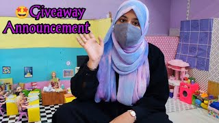 Giveaway Announcement 🤩Barbie show tamil [upl. by Boulanger]