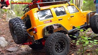 RC Crawler Scaler Action Skogstrail Lida Sweden part 3 [upl. by Auoz]