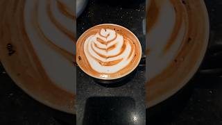 Slow leaf coffee latte art🌿barista coffeeart coffee everyone shorts reels [upl. by Eelac]