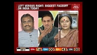 Ram Madhav Vs Brinda Karat Face Off On North East Poll Verdict  India Today Exclusive [upl. by Anaic243]