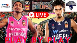 New Zealand Breakers vs Adelaide 36ers l NBL Australian Basketball l Live Play By Play [upl. by Nommad389]