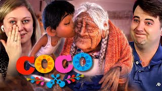 PIXARS COCO 2017 First Time Watching REACTION  Disney [upl. by Lambard]