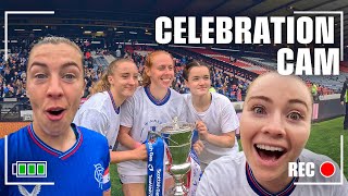 Rangers Post Match Party 🏆  Celebration Cam 📹  Scottish Gas Womens Scottish Cup Final 202324 [upl. by Anhavas175]