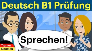 Deutsch B1 Sprechen German B1 Speaking Goethe [upl. by Remle451]