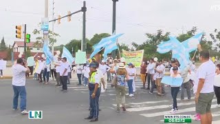 Manifestación por más seguridad en las urbanizaciones de la vía Guayaquil  Salinas [upl. by Mecke]