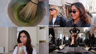 weekly vlog in Stockholm ♡ my new life brand trip to amsterdam pr unboxings amp my makeup routine [upl. by Akirdnuhs]