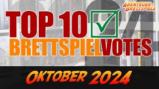 Die 10 beliebtesten Brettspiele im Oktober 2024 [upl. by Eidnalem]