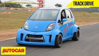 Super Nano  The worlds fastest Tata Nano  Track Drive  Autocar India [upl. by Ikceb]