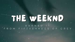 THE WEEKND  EARNED IT lyric [upl. by Livvyy]