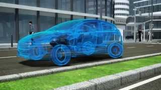 Schaeffler and Ford Display Concept Car with EWheel Drive Schaeffler [upl. by Harikahs791]