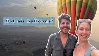 Marrakech part 2  Hot air ballon ride and sunrise over the desert [upl. by Albert]