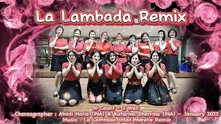 La Lambada Remix Line Dance [upl. by Newlin86]