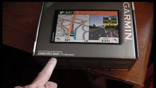 Garmin Drive Smart 71 EX With Traffic Box Opening [upl. by Ahsieni743]