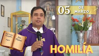 EVANGELIO DE HOY martes 5 de marzo del 2024  Padre Arturo Cornejo [upl. by Floss173]