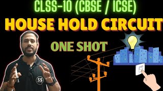 Household circuit physics class 10 icse  cbse  Household circuit class 10 icse  Sagar Srivastav [upl. by Ninon]