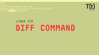 How to use the diff command 2Minute Linux Tips [upl. by Elyag]