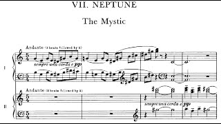 Gustav Holst  Neptune arranged for Two Pianos From The Planets Op32 [upl. by Nichols]