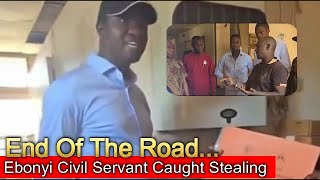 Ebonyi Civil Servant Caught Stealing By Governor Himself [upl. by Kory]