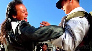 Jet Li obliterates a biker gang in LA  The Master  CLIP [upl. by Sivehc]