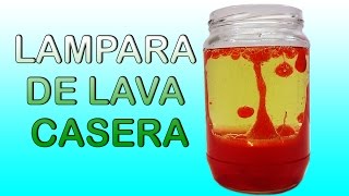 Como Hacer Una Lámpara De Lava Casera Fácil  FunKeep [upl. by Dnalrah]