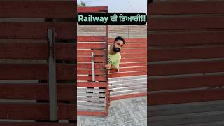 Railway ਦੀ ਤਿਆਰੀ 🚂 train railwayexam test shorts viralvideo trending funny comedy reels [upl. by Yelsha605]