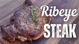 Ribeye Steak Recipe Cooked in Cast Iron amp Oven [upl. by Wadsworth]