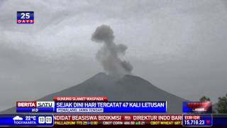 Gunung Slamet 47 Kali Erupsi Sejak Dini Hari [upl. by Assennej]