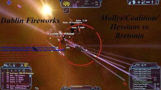 Discovery Freelancer 52 Dublin Fireworks  MollysCoalitionHessians vs Bretonia [upl. by Annawyt]