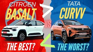 Tata Curvv🔥 vs Citroen Basalt👌  Konsi Coupe Suv Aap Prefer Karenge  🤓 [upl. by Eadnus]