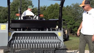 ABSOLUTE DESTRUCTION Large Brush Mulcher Deere 5410 [upl. by Dadinirt]