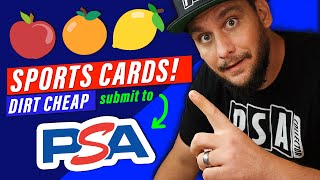 Sports Cards Im Buying for DIRT Cheap and submitting to PSA for crazy profit 🔥🍎📈 [upl. by Amihc]