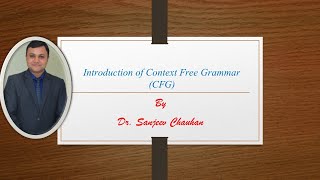 Lecture 77Context Free Grammar [upl. by Laurinda962]