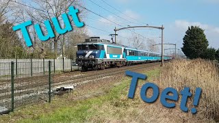 Toeterende Treinen 2023 Part 1  Honking trains 2023 Part 1 [upl. by Nibuz]