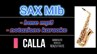 CALLA  moderato per SAX MIb [upl. by Ailemak]