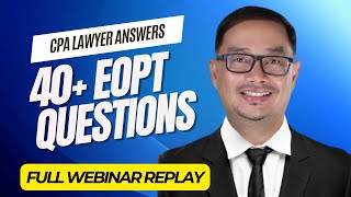 Ease of Paying Taxes Law EOPT Explained Full webinar Taglish [upl. by Ragucci]