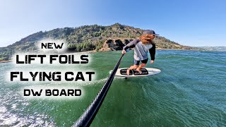 Lift Foils Flying Cat  DW board review [upl. by Mcmath339]