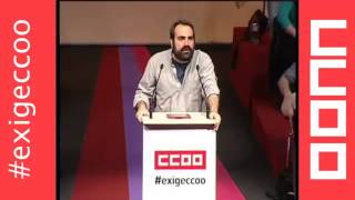 Enrique GIl de Airbus en el Encuentro Secciones Sindicales CCOO [upl. by Misab]