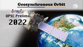 Everything You Need To Know About Geosynchronous Orbit  UPSC 2022  OnlyIas ​ [upl. by Hilarius]