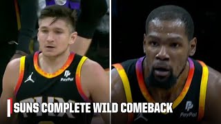 WHAT A COMEBACK 😱 Suns overcome 22point deficit vs the Kings 😱  NBA on ESPN [upl. by Winifred]