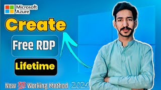 How to create free RDP  VPS lifetime 2024  RDP kaise banaye  Microsoft azure [upl. by Aleusnoc]