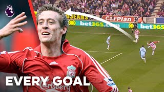 Every Peter Crouch Goal ft Liverpool  THAT volley vs Man City amp PERFECT hattrick vs Arsenal [upl. by Airotal]