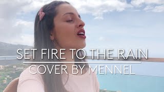 Adele  Set fire to the rain Cover by Mennel [upl. by Shelden]