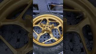 Clear GoldSchmied 6600 21  Repaint Velg PCX 160 Gold RCB shortvideo shorts goldschmied catvelg [upl. by Emor]