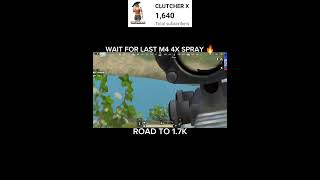 WAIT FOR LAST M416 4X SPRAY 🔥 PUBG LITE 0 MB UPDATE bossop pubgmobile battleroyalegame 1v4 [upl. by Notsag]