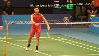 Lin Dan the Master vs Vincent Wong Wing Ki [upl. by Loretta301]