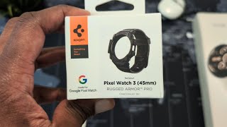 Spigen Rugged Armor Pro for Pixel Watch 3 45mm [upl. by Animsaj985]