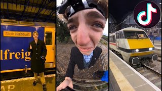 Best of Francis Bourgeois “train guy” Tiktoks Biggest Train Fan [upl. by Ecirtnuahs827]