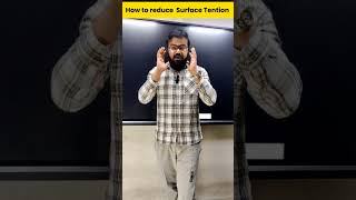 How Surfactants reduce Surface Tention  How to reduce surface tension shorts amazingfacts [upl. by Hanafee]